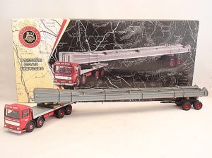 画像1: CORGI　CC10302 AEC ERGO 8WHEEL PLATFORM LORRY,DOLLY&GIRDER LOAD BRS