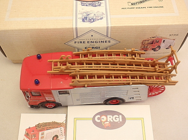 画像: ＣＯＲＧＩ 　No.97356 NOTTINGHANSHIRE AEC PUMP ESCAPE FIRE ENGINE