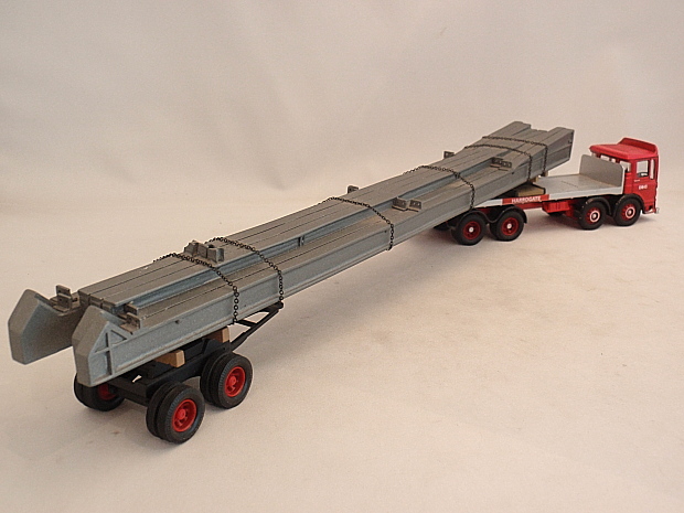 画像: CORGI　CC10302 AEC ERGO 8WHEEL PLATFORM LORRY,DOLLY&GIRDER LOAD BRS