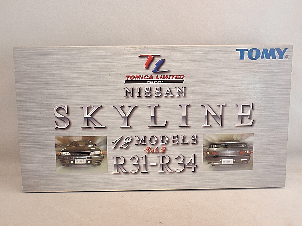 トミカリミテッド NISSAN SKYLINE 12MODELS Vol,2 R31-R34 - ミニカー 