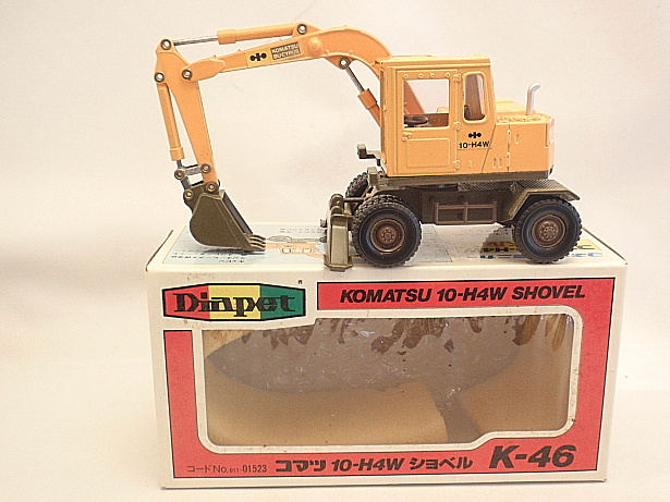 ダイヤペット Ｋ－６０ コマツ１０－Ｈ４Ｗ ショベル - ミニカー
