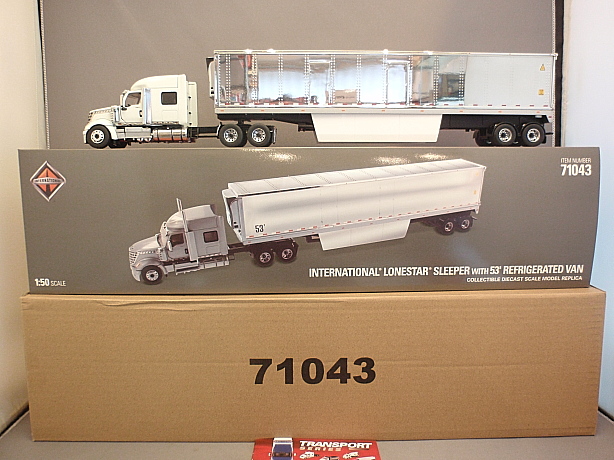 画像: DIECAST MASTERS No,71043 INTERNATIONAL LONESTER SLEEPER with 53 REFRIGERATED VAN