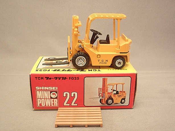 シンセイ ミニパワー 22 TCM フォークリフト FG25 - ミニカーショップ TMT
