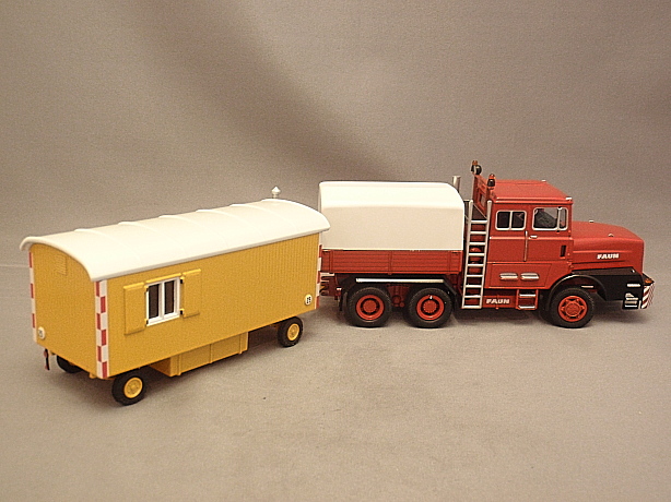 画像: NZG  No.504 FAUN 1206 & No.505 Construction Site Waggon