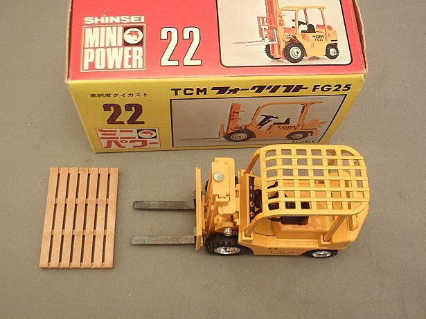 シンセイ ミニパワー 22 TCM フォークリフト FG25 - ミニカーショップ TMT