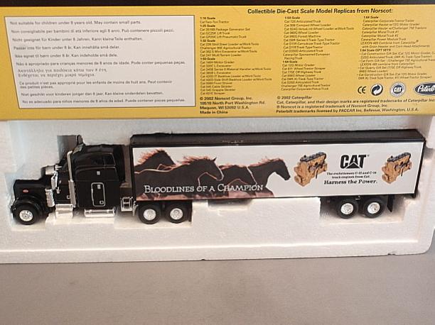 画像: NORSCOT No.55079 CAT Mural Semi－TRUCK