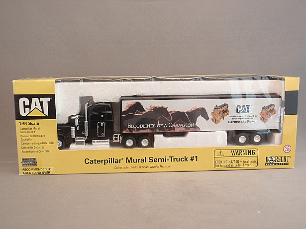 画像: NORSCOT No.55079 CAT Mural Semi－TRUCK