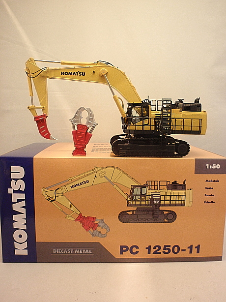 コマツ PC1250-11(1/50) 大型油圧ショベル 日本仕様 KOMATU