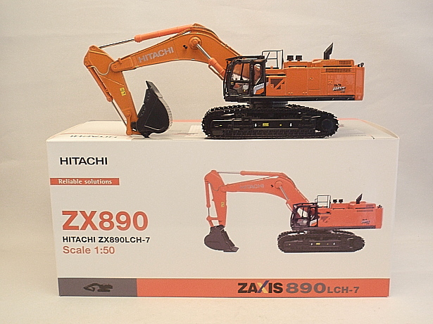 TMC 1/50 Hitachi ZX890 LCH-7 日立 おもちゃ ミニカー おもちゃ