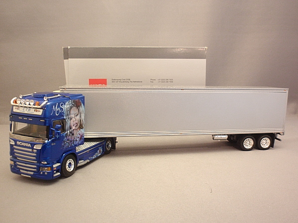 画像1: WSI  No.01-1458 MAX STEFFEN SCANIA STREAMLINE TOPLINE 4×2 ＋冷凍トレーラー