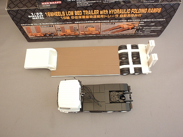 KEN CRAFT 日野プロフィアSS 6×4＋KEN CRAFT 16輪 中低床