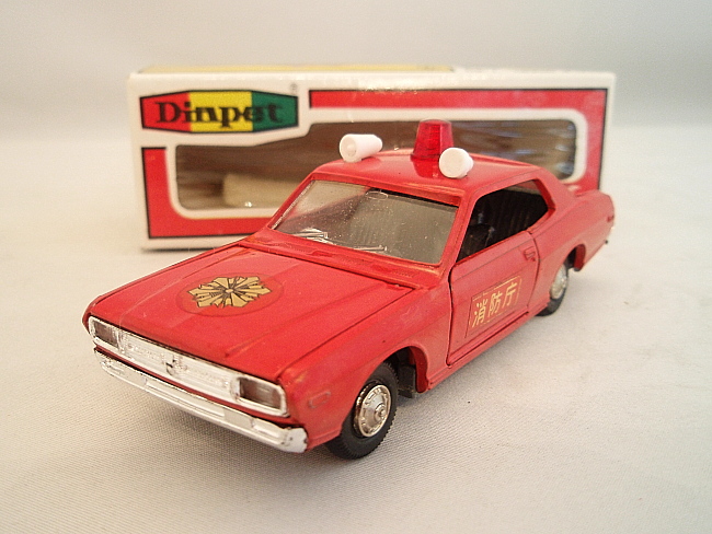 ダイヤペット No.328 グロリア ハードトップ消防司令車 - ミニカー